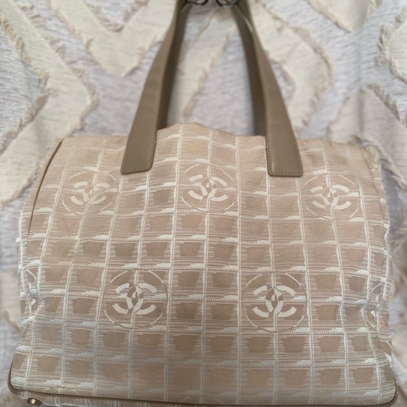 Chanel Pre Loved CC Travel Line Tote Handbag in great used condition. - Picture 10 of 10